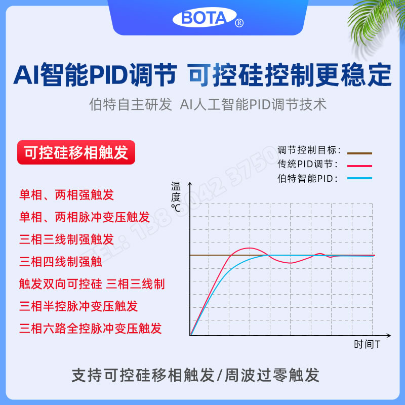 PID人工智能AI智能調節溫控儀表-伯特BT118系列|BOTA